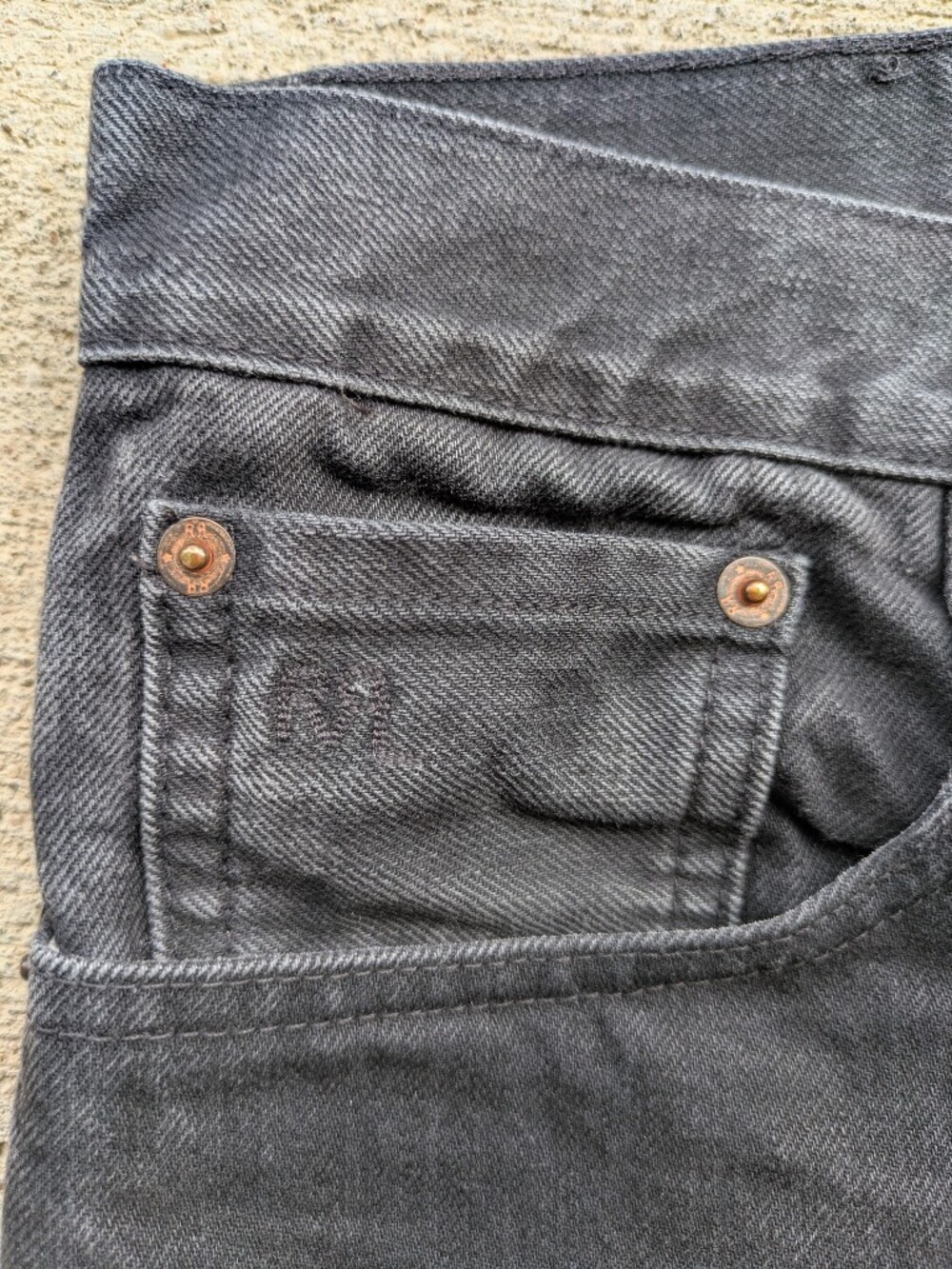 RRL Ralph Lauren Black Slim Narrow Jeans - Picture 3 of 11